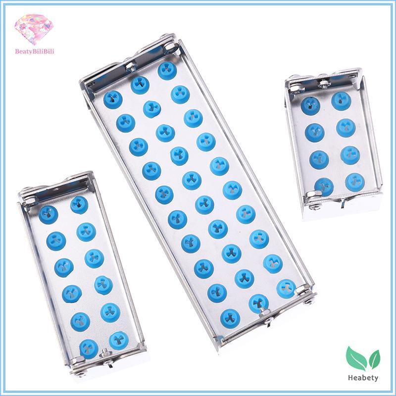 Heabety Bur Holder Autoclave Sterilizer Case Endo File Disinfection Box Organizer ใหม่