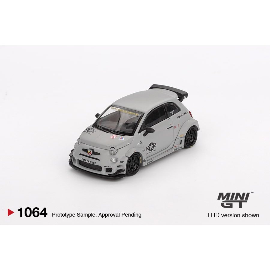 MINI GT No.1064 Abarth 595 LB-WORKS x Abas Works Fighters MGT01064