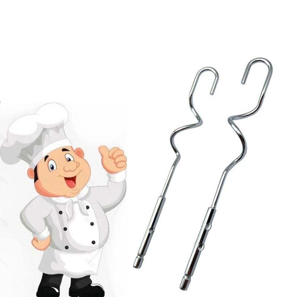 URBANCHIC เครื่องตีไข่ไฟฟ้าตะขอกวน,สแตนเลสกันสนิมมือถือไข่ปัดผสม,ประหยัดเงินทนทานเครื่องผสมไฟฟ้าอะไหล่ทดแทนแป้ง - รูปที่ 3