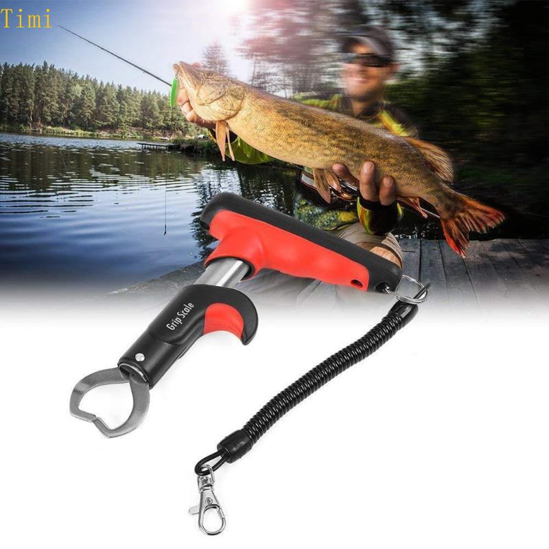 Timi Fishing Gripper 25kg/55lbs เครื่องชั่งดิจิตอลพกพาสำหรับวัดน้ำหนักปลาน้ำหนัก