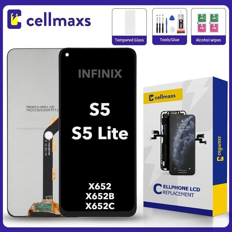 สําหรับ INFINIX S5 S5 Lite X652 X652B X652C เปลี่ยนหน้าจอสัมผัส LCD