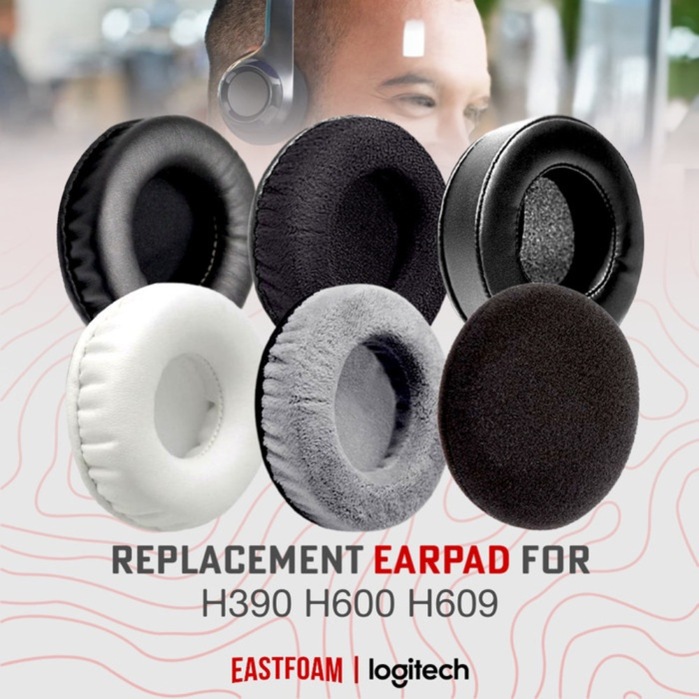 Earpad Earcup Logitech H390 H600 H609 Foam Pad Foam Ear Cushion