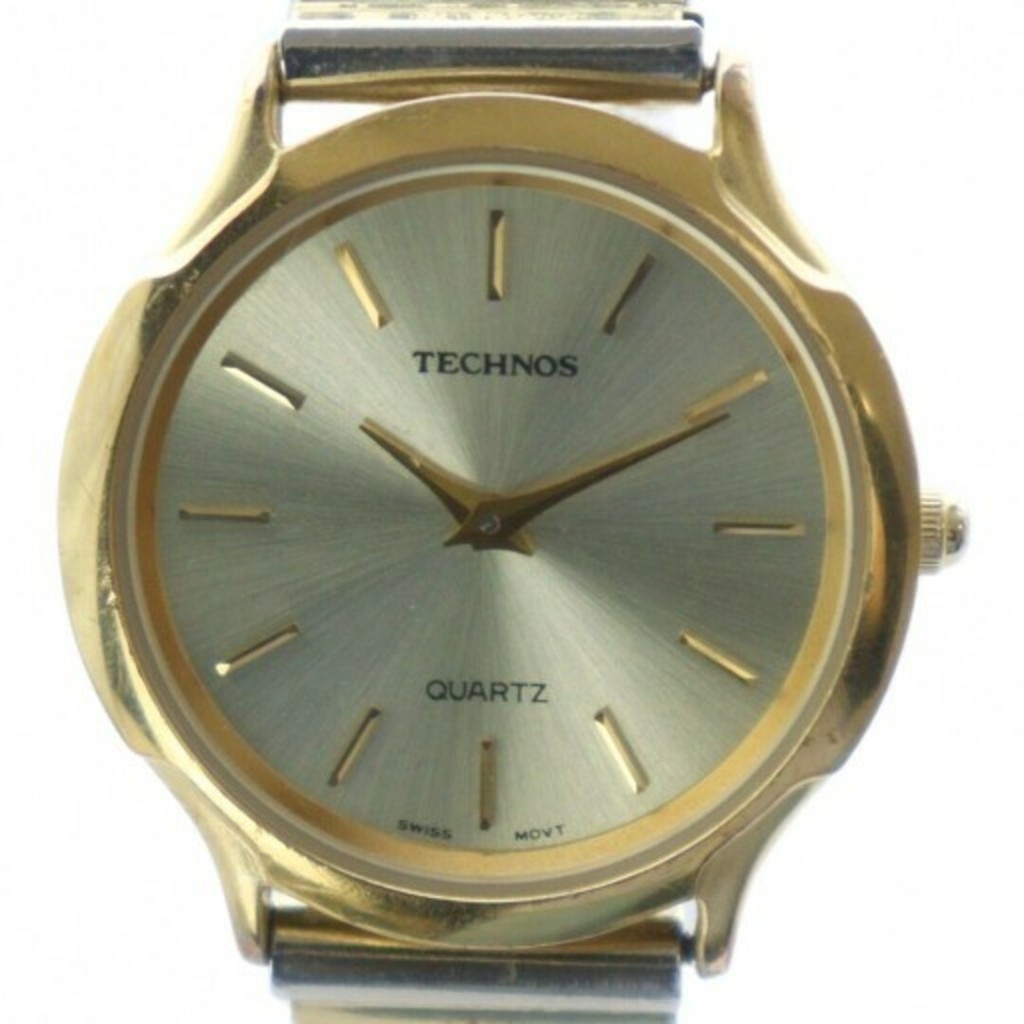 Technos Watch gold Direct from Japan Secondhand