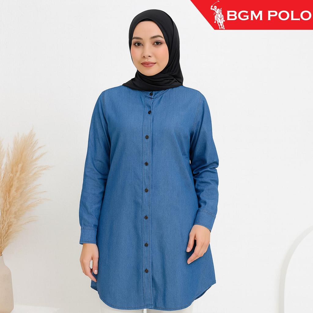 BGM POLO WOMEN MINI DRESS ZURINA (IIII) MUSLIMAH CNCTW WOMEN MINI DRESS-BP-WDMD336-CNCTW (CN3) เสื้อ