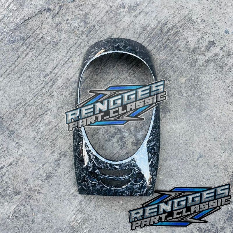 Honda scoopy fi 2013-2016 ชิวหน้า แผงคาร์บอนจุ่มปลอม kevlar glossy motif