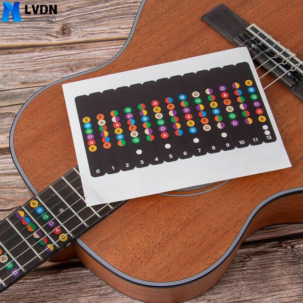 1PC Guitar  Scales Sticker Fretboard Note Decal Begin Learn Practice Tool UK