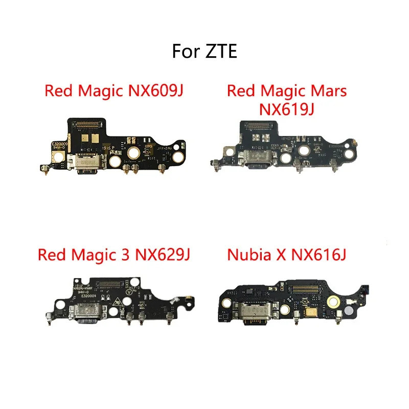 แท่นชาร์จ USB Connector พอร์ตซ็อกเก็ตแจ็คชาร์จ Flex สาย Nubia Red Magic 3 Mars NX619J NX609J NX629J 