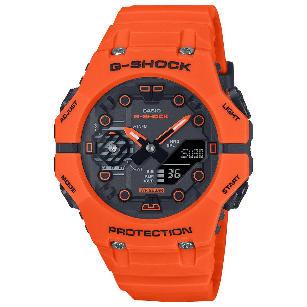 นาฬิกาข้อมือ CASIO G-SHOCK รุ่น GA-B001FL-4AJF ดีไซน์สีส้มสุดโดดเด่น ทนทานต่อแรงกระแทกกันน้ำ 20ATM พ