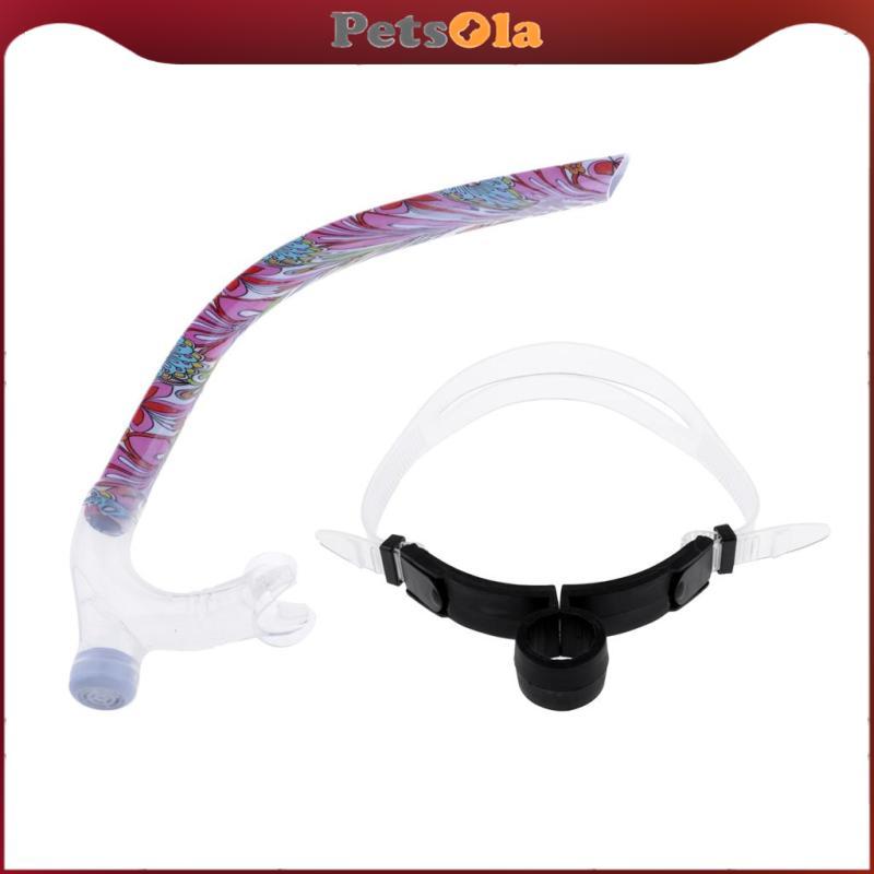 [PETSOLA] Swimmers Snorkel Silicone Swimmers Snorkel