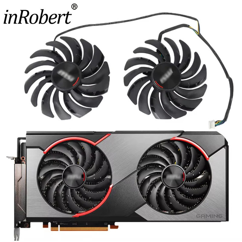 IiRX5500XT 85 มม.PLD09210S12HH GPU Cooler พัดลมสําหรับ MSI RX 5500 XT GAMING X กราฟิกการ์ด Cooling ฮ