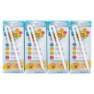 ดีน่านมถั่วเหลืองยูเอชทีน้ำตาลน้อยไขมันต่ำ 180มล. แพค 4 DNA Soy Sesame Low Sugar 180X4 [หมายเลขบาร์โค้ด 8851717200687 ]