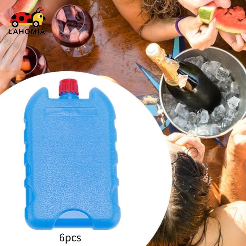 [Lahomia] 6x Ice Cooler Blocks กระดานน้ําแข็งสําหรับ Cool Bag Ice Brick Packs Freezer Packs Ice