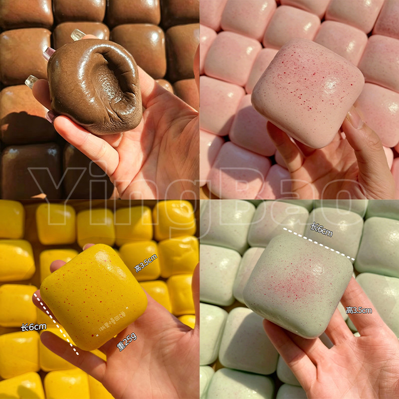 3 ชิ้นช้า Rising Squishy ขนาดเล็กที่สมจริง Toast ขนมปัง Squishies ของเล่น, ความเครียดบรรเทา Fidget ของเล่นสําหรับโฟกัส, ยอดนิยม Squishies ของขวัญ Party Favor