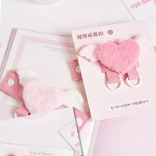 UAENAUQP Extension Buckle D-Type,Multicolor Star Heart Wing Display Buckle,Creative Plush Pendant Display Accessories Bag Decorative Buckle Bag