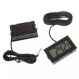 Campd FY-10 Mini LCD Digital Temperature เครื่องวัดอุณหภูมิ Aquarium Car Water Bath Temperature Tester Detector Monitor ฝังอุณหภูมิ Sensor (TH)