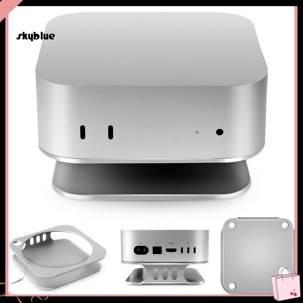 [Sy] ที่วางเดสก์ท็อป Mini 4 ทนทาน Secure Desktop Solution Mini 4 Dock Stand ที่วางโลหะสําหรับ Mac Mi