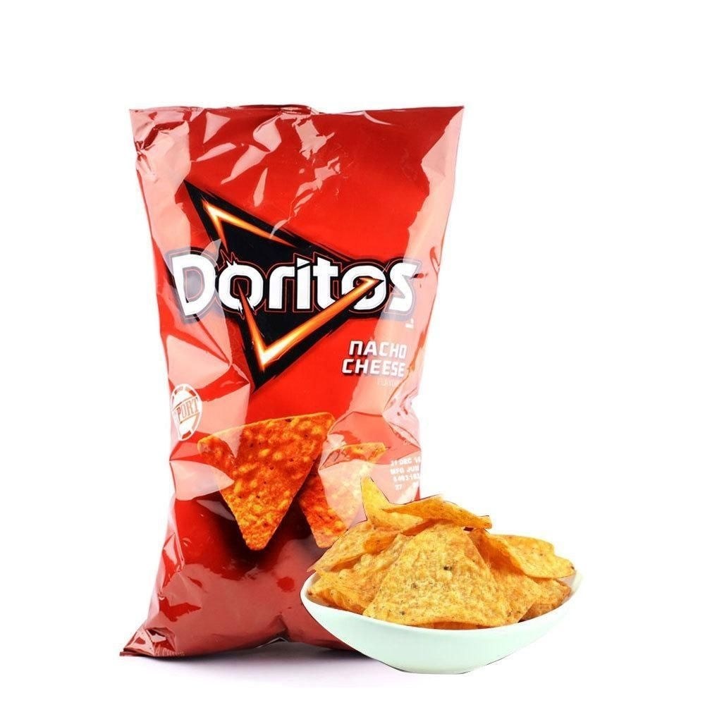 ขนมนําเข้าจากอเมริกัน Doritos Doritos รสชีสคอร์นเฟลกส์ Influencer Leisure ขยายอาหารปาร์ตี้ LS70626 @
