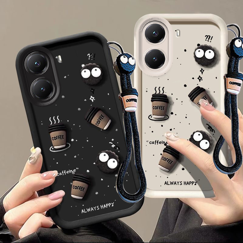 Poco x7 pro 5g case redmi turbo4 5g case 3D Cup Design ทนทาน TPU เคสโทรศัพท์มือถือ