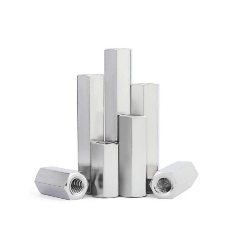 สตัดเกลียว สองทาง M4 M5 M6 สแตนเลส 304 แข็งแรง กันสนิม (1-5pcs) [ZQ-D1]
