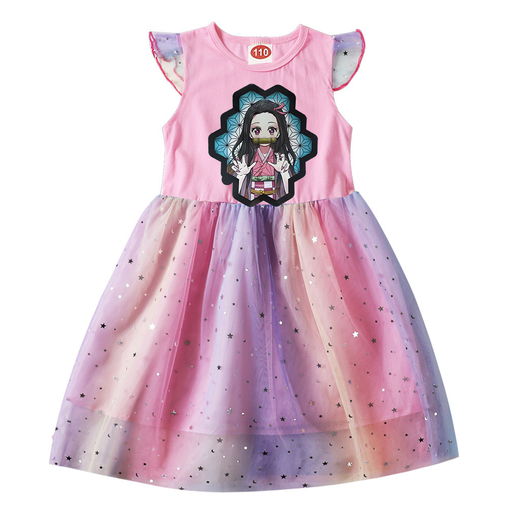 Demon Slayer Girl Tutu Dress Kids For Girl Dress