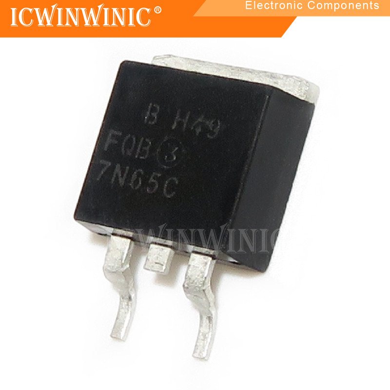 5 ชิ้น FQB7N65C FQB7N65 TO-263 IC วงจรรวม