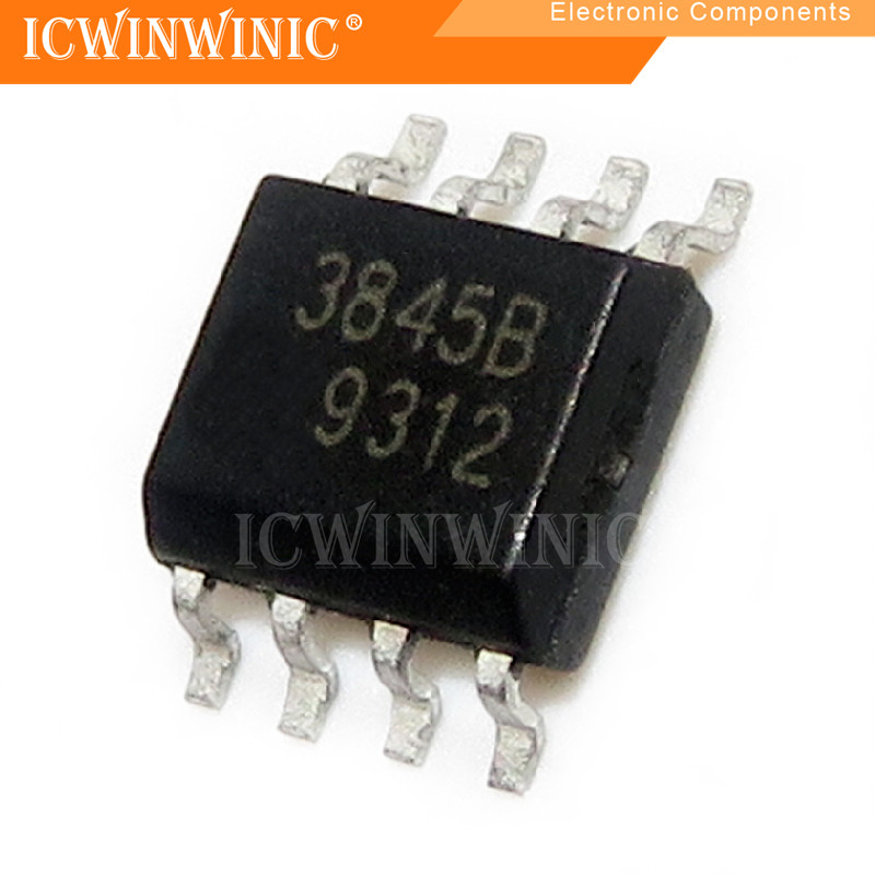 5 ชิ้น UC3845B UC3845 3845B SOP-8 ส่วนประกอบอิเล็กทรอนิกส์