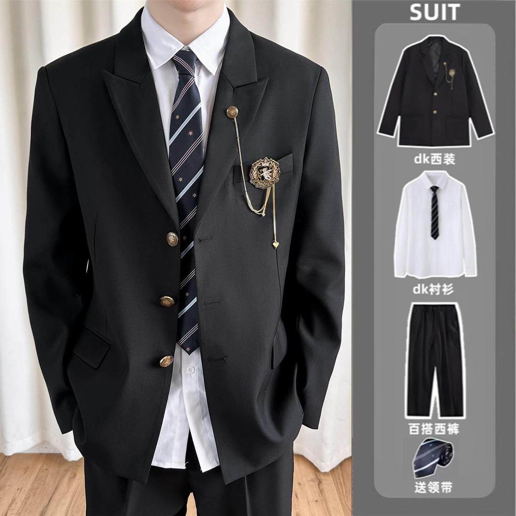 Eros Cupid Uniform Boys Student School Uniform Adult Dress Suit Jacket Suit Class Uniform