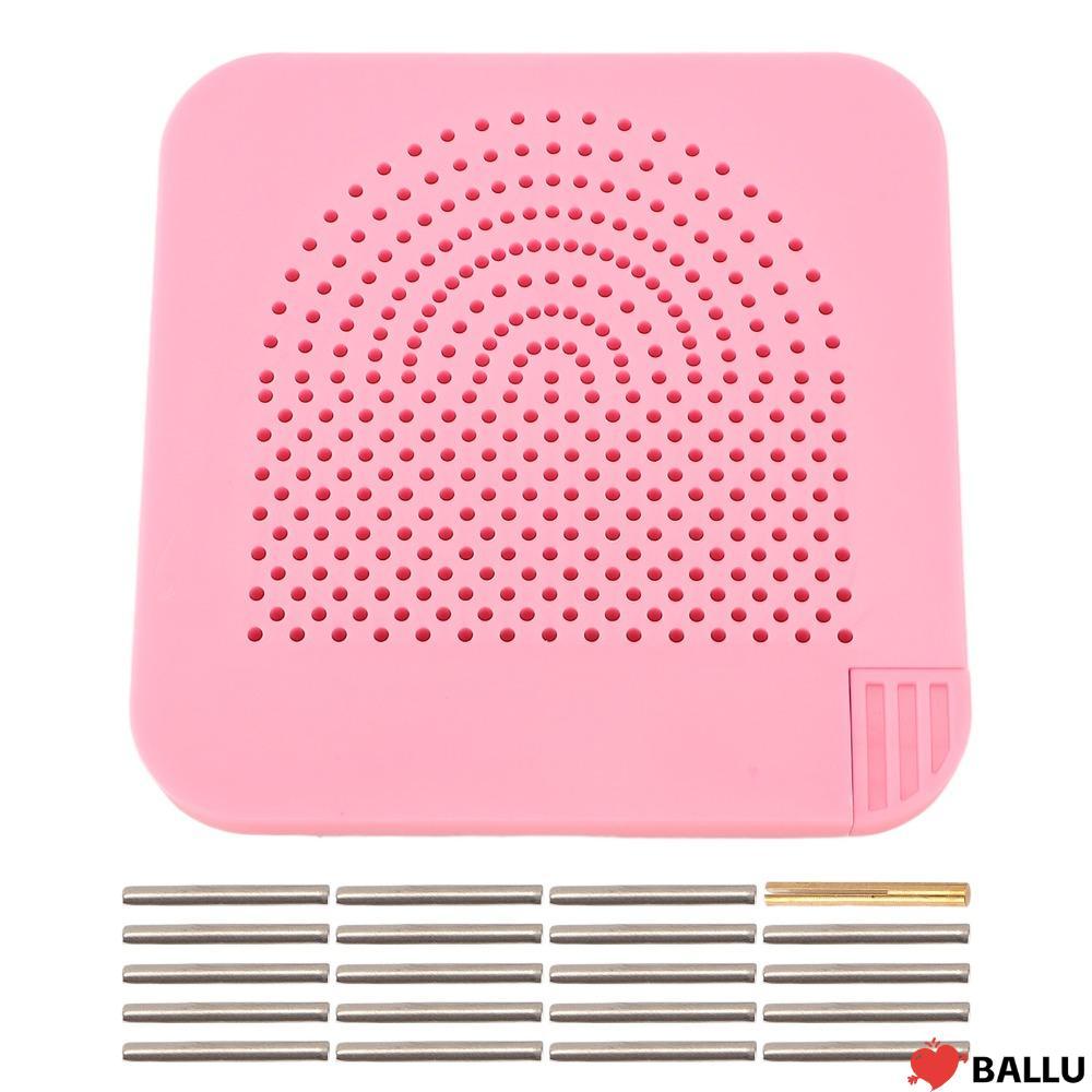 BALLU กระดานคู่มือ Quilling พร้อมลิ้นชักจัดเก็บพร้อม Pins กระดาษ Quilling Board, เครื่องมือ Quilling