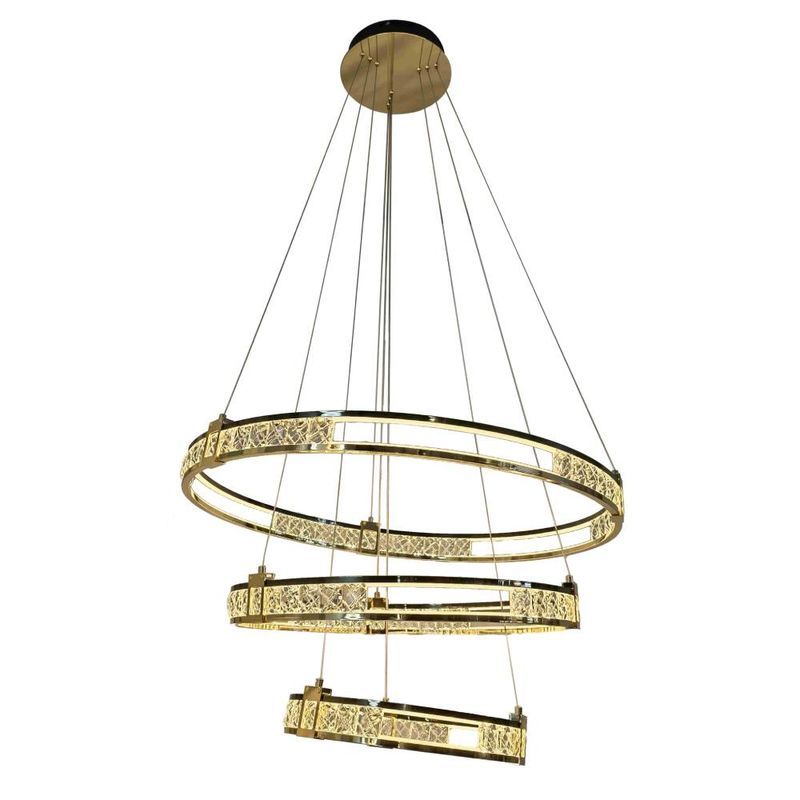 MAX LIGHT ไฟแขวน LED OD2305P-3 Rings 145W 3000K