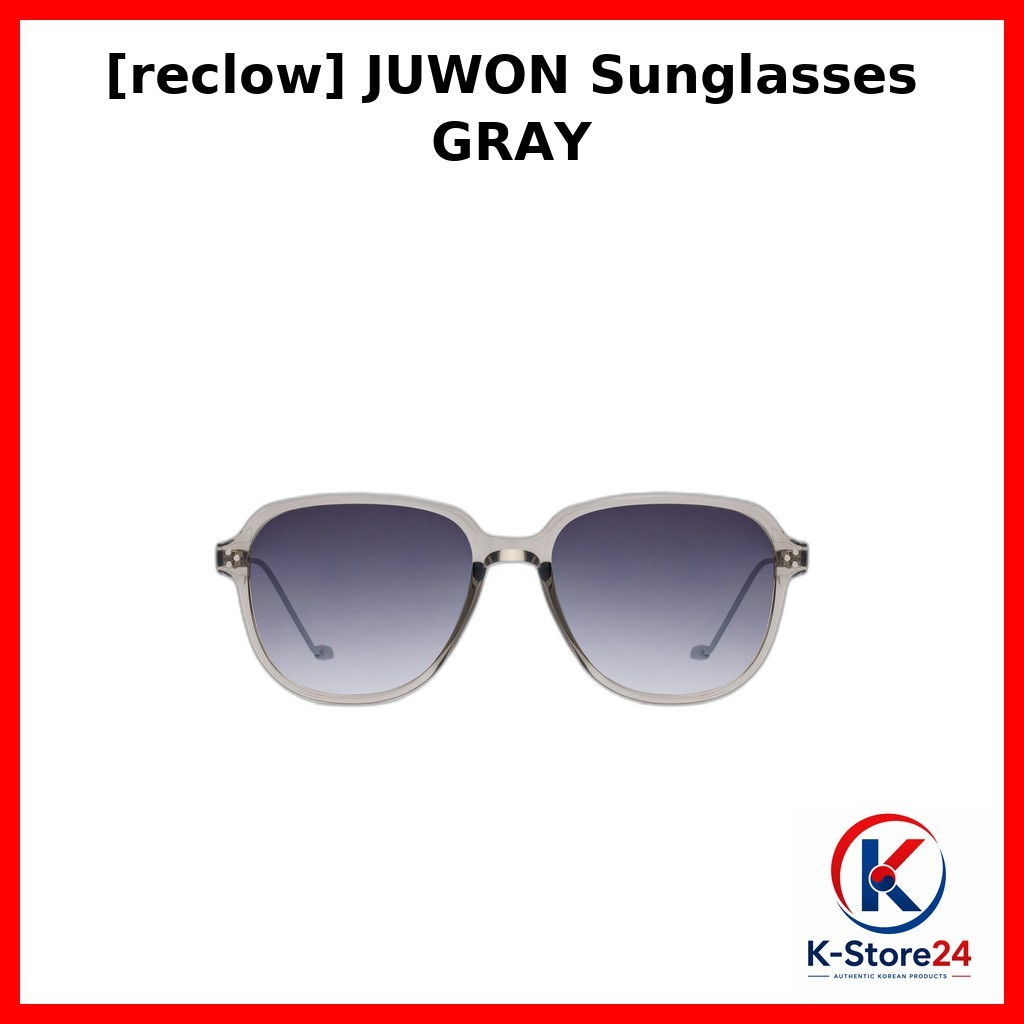 [รับต่ํา] แว่นกันแดด JUWON GREY / แว่นกันแดดเกาหลี / เลนส์สีไล่ระดับ / ของแท้ 100% โดย K-Store24