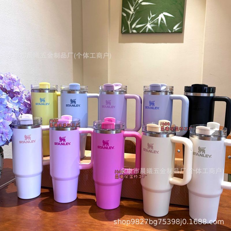 Stanley 30oz Pure Color Thermos Cup Stanley Car Cup 304 Stainless Steel Stanley Cup Heavy Ready Stoc