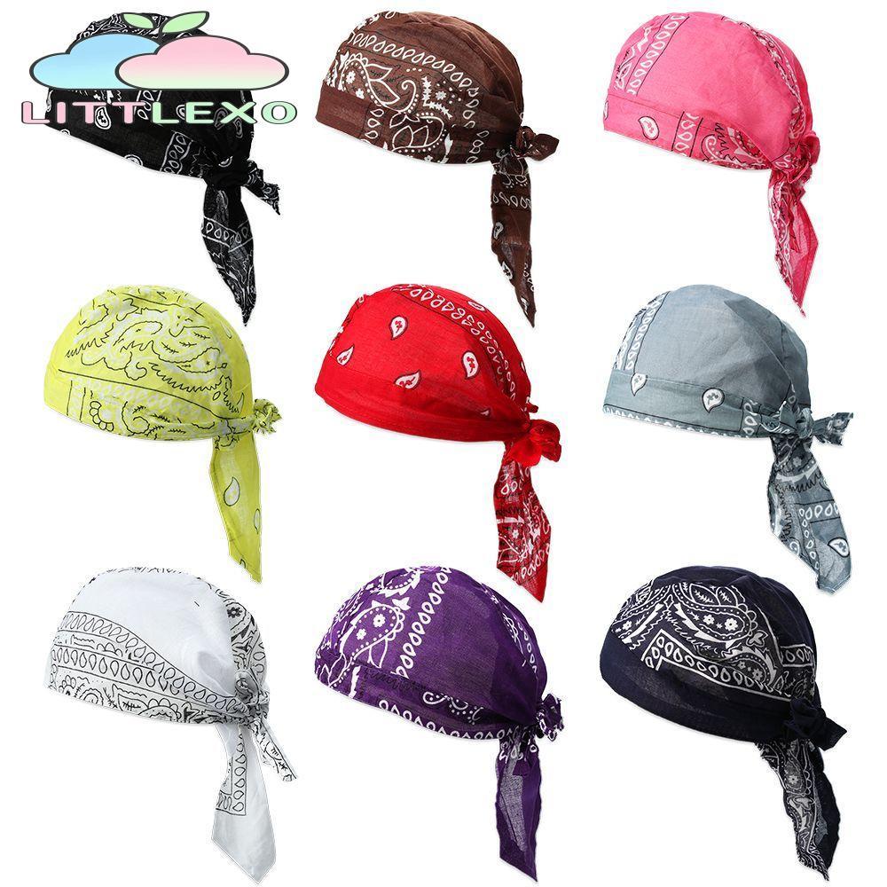 LITTLEX ผ้าโพกหัวมุสลิมกีฬากลางแจ้งมะเร็ง Chemo หมวก Quick Dry Headscarf Bandana