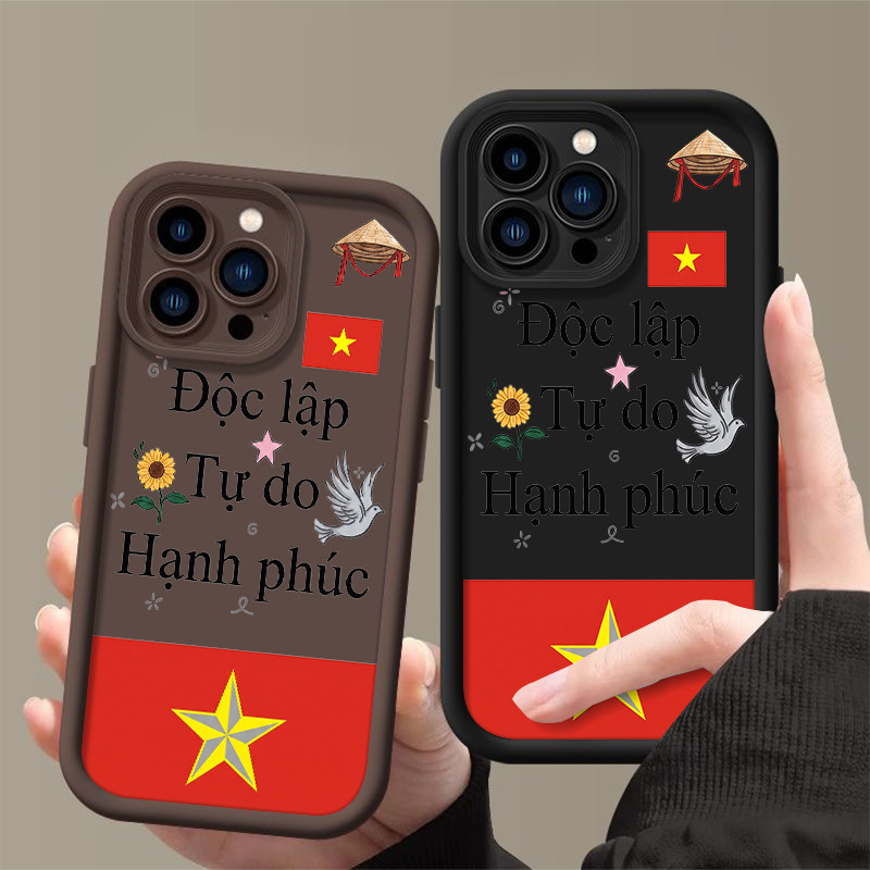เวียดนามธง Pride สําหรับRealme C61 C61 C63 5 5i 5s 6i C3 7 7i C17 C11 2021 C20 C20A C12 C15 C25 C25S