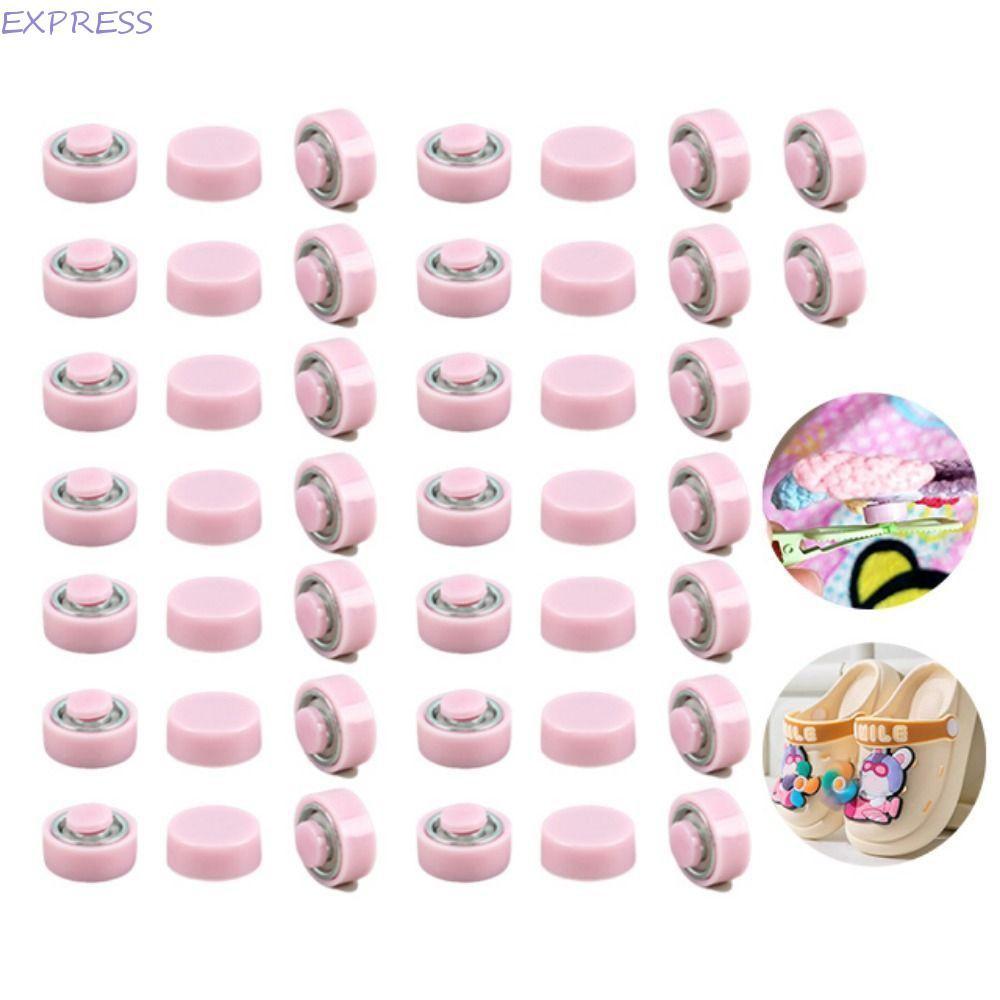 แบริ่งหมุนขนาดเล็ก EXPRESS 50 ชิ้น, 360°หมุน3ขนาดลูกปืนอุปกรณ์เสริม,ของเล่นตกแต่งเรียบหมุนเครื่องประดับทําความแม่นยําสูงปินเนอร์กลไกตกแต่งเล็บงานฝีมือ