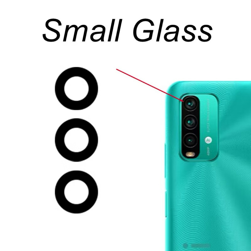 XIAOMI REDMI 9T CAMERA GLASS LENS GLASS (3 กระจกเล็ก)