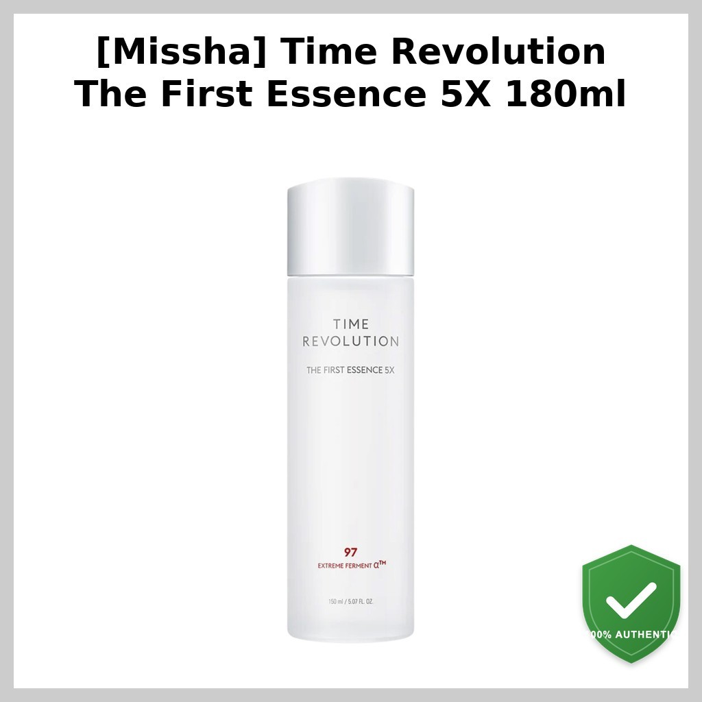 [Missha] Time Revolution The First Essence 5X 180ml / Korean Essence / Radiant Skin / ของแท้ 100% โด