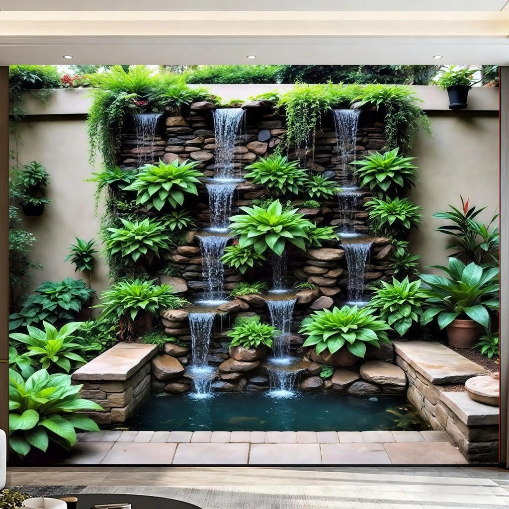 Indoor natural landscape decoration background cloth hanging cloth room bedroom living room wall mural tapestry