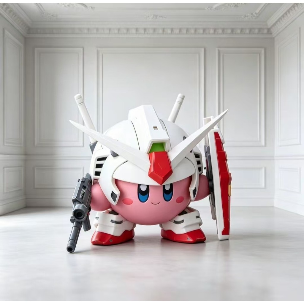 ZZ รุ่น Q Star Kirby cos กันดั้มรูปอินเทรนด์เล่น GK รูปปั้นตกแต่งสินค้าสองมิติ 7.11