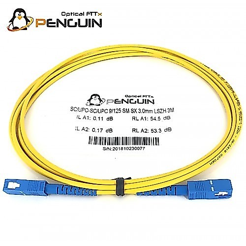 สายไฟเบอร์ออฟติก Patch Cord SC/UPC-SC/UPC