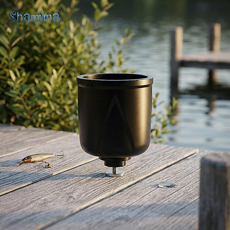 [Shamjina] ที่วางขวดน้ําเครื่องมือตกปลา Kayak Track Mount ติดตั้ง Kayak Cup Holder