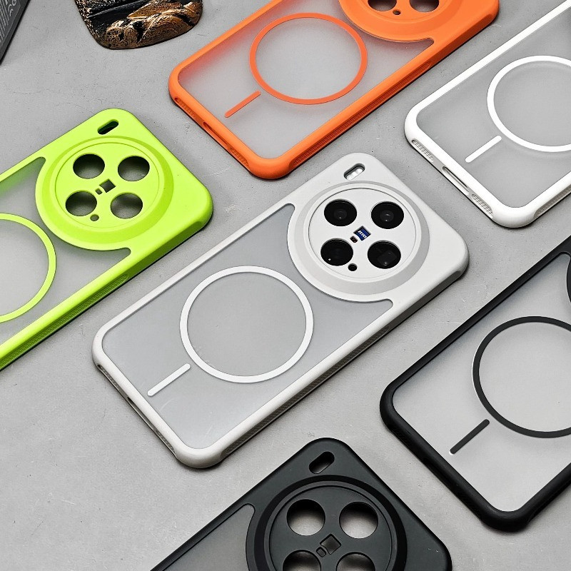 ตาข่ายระบายความร้อนเคสโทรศัพท์สําหรับVivo X300 X200 Ultra/Pro X300S X200SซิลิโคนกันกระแทกกรณีMatteแม่เหล็กฝาครอบป้องกัน