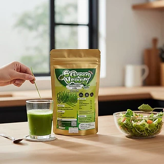 🥬[มีอ.ย]ผงผักสีเขียว 6 ชนิด🌳Organic100% สูตร​เตรียมตั้งครรภ์
