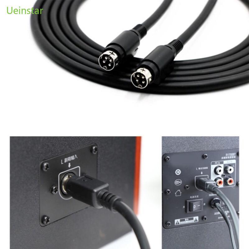 Uein Fidelitys 4Pin DIN ลําโพงสําหรับ R1700BTR1600TIII ลําโพงการเชื่อมต่อ