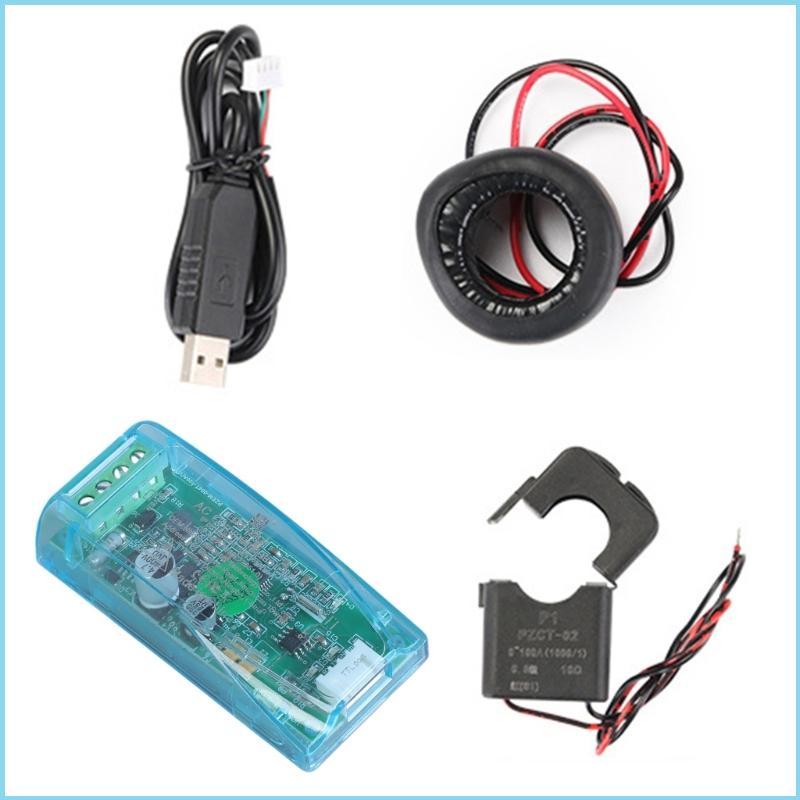EZR TTL โมดูลการสื่อสารอินเทอร์เฟซ PZEM 004T รุ่น 45HZ-65HZ 260V เครื่องวัดพลังงาน