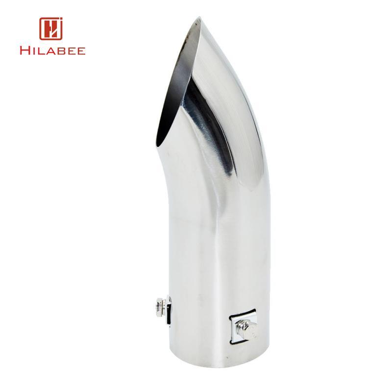 [UsusexaMY] 2.32 นิ้ว 59 มม. Chrome Car Auto Exhaust Tail Tip สแตนเลส 185 มม.