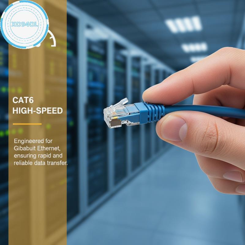 Xo94ol 100PCS Cat6 UTP FTP Ethernet Cable Network Connector Modular Plug สัญญาณเสถียรภาพสําหรับเล่นเ