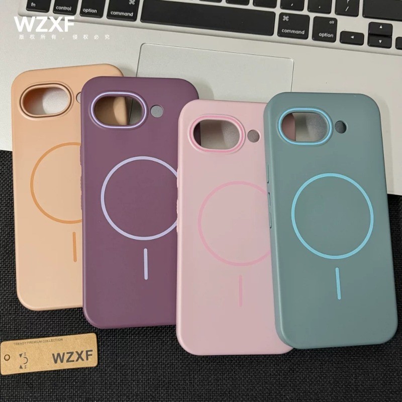 เคสโทรศัพท์แม่เหล็กสําหรับGoogle pixel 10a 9a 8a 7a 6aฝาครอบป้องกันพีซีฝ้าที่เหมาะกับผิวเปลือกเรียบง่ายและกันกระแทก