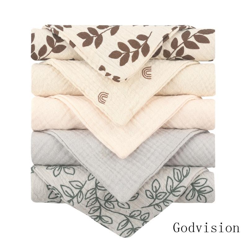 BB Baby Square Face Towel ทารก Drooling Bibs Wash Cloth Cotton Muslin-Handkerchief Skin Friendly Nur