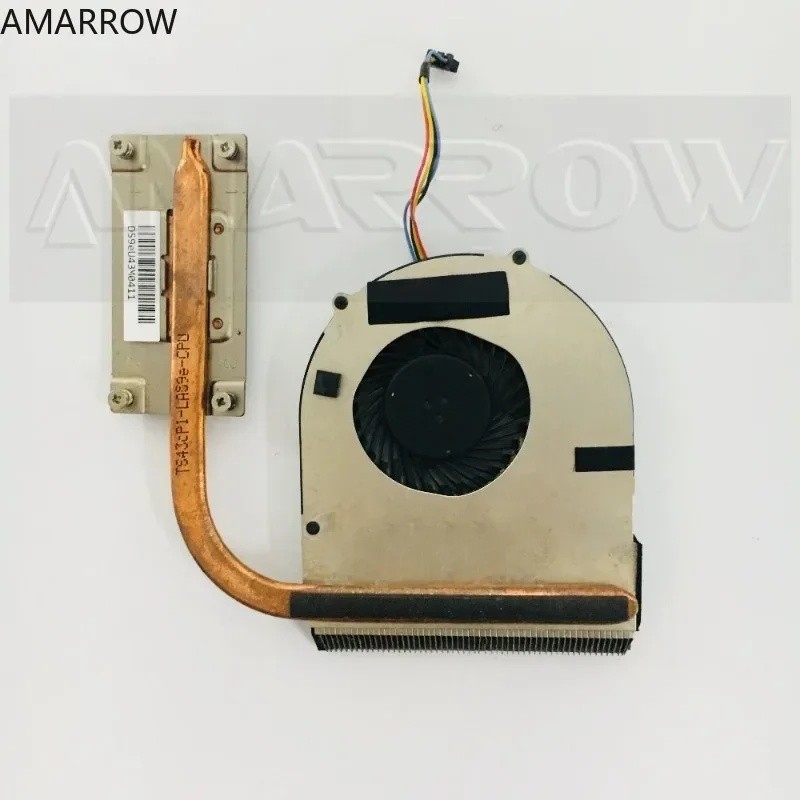 FZ แล็ปท็อปเดิม CPU Cooling ฮีทซิงค์พัดลมสําหรับ Lenovo V580 V580C B590 B580 B480 60.4XB17.001