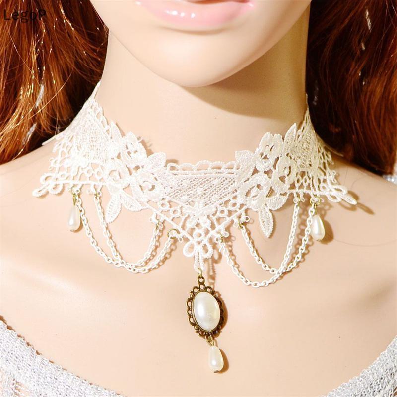 LegoP Bla Lace Nelace ผู้หญิงสาว sel เซ็กซี่ลูกไม้ Choker สร้อยข้อมืออเนกประสงค์เครื่องประดับฮาโลวีน (TH)